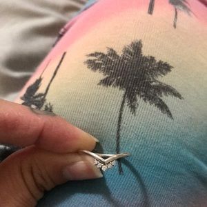 Pandora wishbone ring